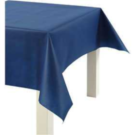 Imitation Fabric Table Cloth, dark blue, W: 125 cm, 70 g/m2, 10m Cooking