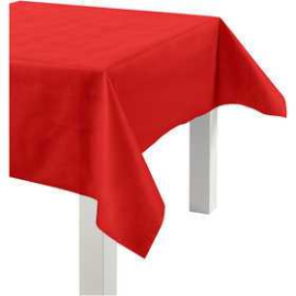 Imitation Fabric Table Cloth, red, W: 125 cm, 70 g/m2, 10m 