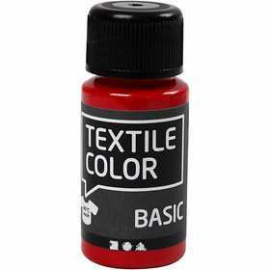 Textile Color Paint, red, 50ml 