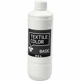 Textile Solid, opaque white, 500ml 