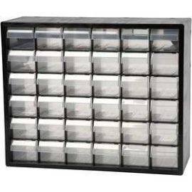 Organiser Cabinet, size 33x40.7x14.1 cm, hole size 60x50 mm, PC 36, 1set 