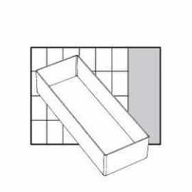 Insert Box, size 218x79 mm, H: 47 mm, Type A7-2, 1pc 