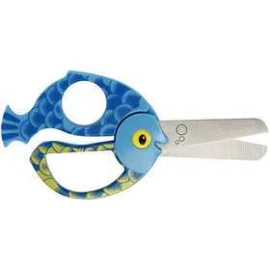 Kids Animal Scissors, Fish, L: 13 cm, 1 pc