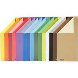 Color Bar Paper, A4 210x297 mm, 100 g, one coloured, 16mixed sheets 
