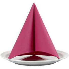 Table Napkins, pink, size 40x40 cm, 60 g, 20pcs Candle