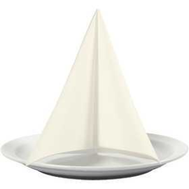 Table Napkins, off-white, size 40x40 cm, 60 g, 20pcs Candle