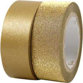 Design Tape, W: 15 mm, gold, 2rolls Adhesives