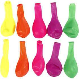 Balloons, D: 23 cm, round, 8pcs Party item, outdoor and miscellaneous