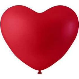 Balloons, red, hearts, 8pcs Party item, outdoor and miscellaneous
