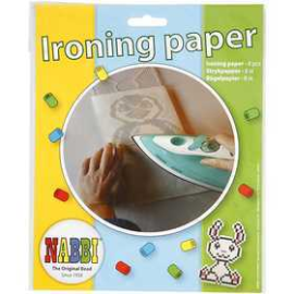Nabbi Ironing Paper, size 16x16 cm, transparent, 8sheets Tools and accessories