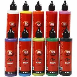 3D Liner, asstd. colours, Basic, 10x100ml 