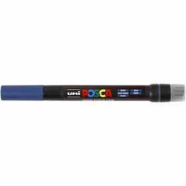 Uni Posca Marker, line width: 1-10 mm, PCF350 , blue, brush, 1pc 