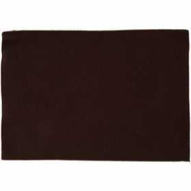 Craft Felt, A4 21x30 cm, thickness 1.5-2 mm, brown, 10sheets 