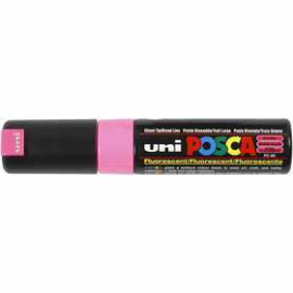 Uni Posca Marker, line width: 8 mm, PC-8K , fluo pink, broad, 1pc 