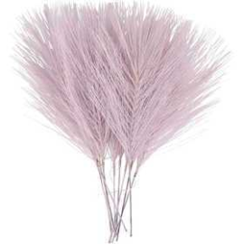 Artificial feathers, L: 15 cm, W: 8 cm, purple, 10pcs Feather
