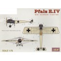 Pfalz E.IV WWI German Fighter