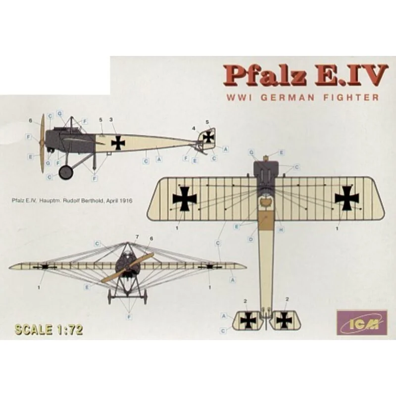 Pfalz E.IV WWI German Fighter