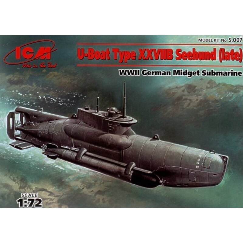U-Boat Type XXVIIB Seehund late version midget submarine Model kit