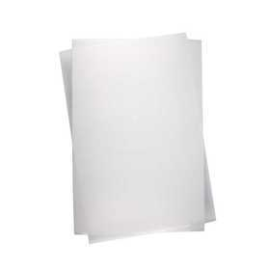 Shrink Plastic Sheets, 20x30 cm, Matt White, 100 Sheet