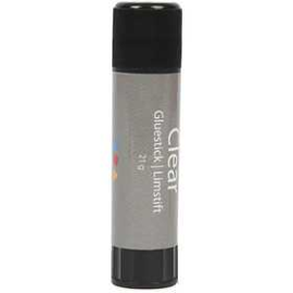 Clear Glue Stick, 21 g, Round, 1pc 