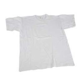 T-shirt, size small , W: 48 cm, white, round neck, 1pc 