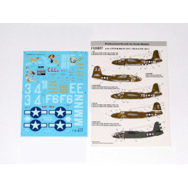 Decals Douglas A-20 Boston "Pin-Up Nose Art" Part 1 (Stencils not included) 