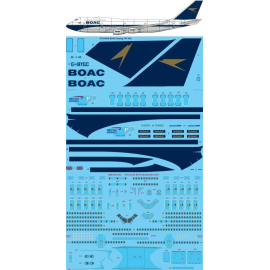 Decals BOAC "BA 100" Boeing 747-436 