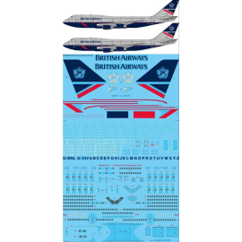 Decals British Airways Landor Boeing 747-436 "BA 100" 