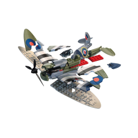 Supermarine Spitfire D-Day QUICK BUILD (No glue or paint required) Model kit