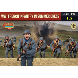 French Infantry in Summer Dress WWI Figures