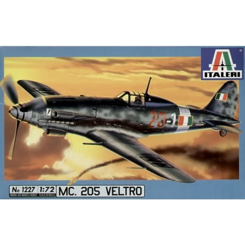 Macchi C.205 Veltro. Decals Italian Air Force 6 Stormo 1944 and 378 Squadriglia 1944. Model kit