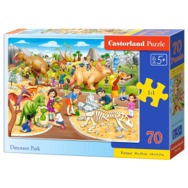 Dinosaur Park, Puzzle 70 pieces 