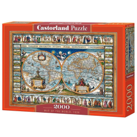 Map of the world,1639,Puzzle 2000 Teile 
