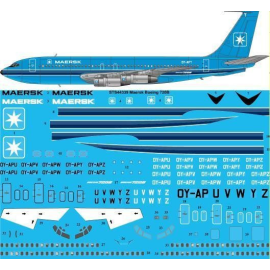 Decals Maersk Air Boeing 720B 