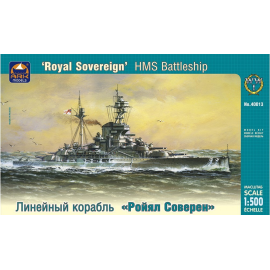 HMS Royal Sovereign battleship Model kit