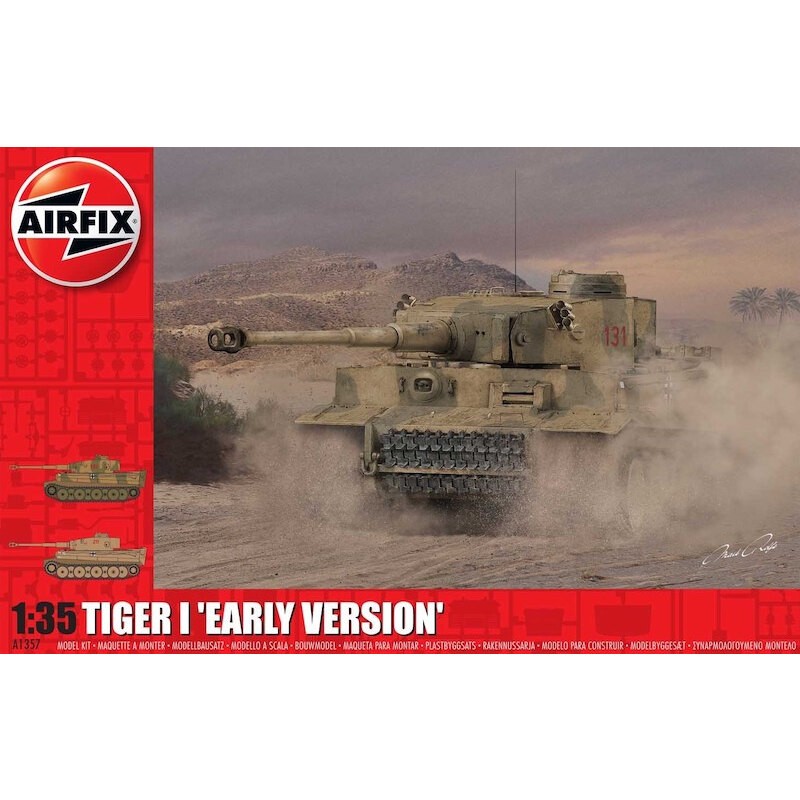 Tiger 1 Early Production Version Military model kit