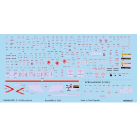 Decals Lockheed F-104J Starfighter Eikó stencils 1/48 (designed to be used with Eduard and Hasegawa kits) 