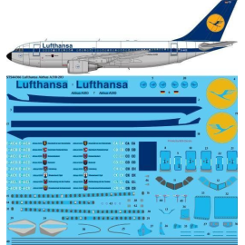 Decals Lufthansa Delivery Airbus A310-200 
