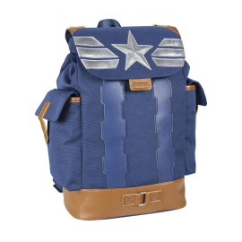 Marvel backpack Captain America Silver Badge 