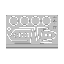 Eurofighter EF-2000 Typhoon single seat (designed to be assembled with model kits from Italeri)