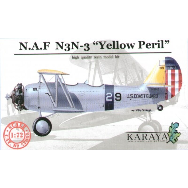 NAF N3N-3 Yellow Peril on wheels Airplane model kit