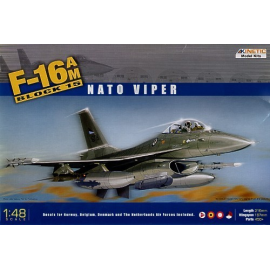 General Dynamics F-16A/General Dynamics F-16B NATO Falcon Block 10. Decals Norway Belgium Denmark and Netherlands Model kit