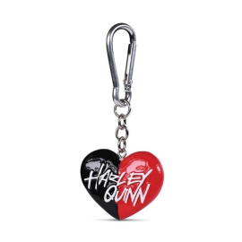 DC Comics Harley Quinn Heart 3D Keychain Assortment 4 cm (10) 