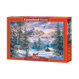 Puzzle Christmas in the mountains 