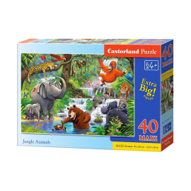Jungle Animals, Puzzle 40 Teile maxi 