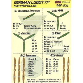 Decals German propeller logos 