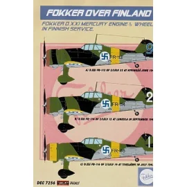 Fokker over Finland. Fokker D.XXI Mercury Engine and Wheels in Finnish Service