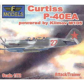 Curtiss P-40EA Attack/2 seat Trainer with Klimov M105 engi Airplane model kit