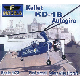 Kellet KD-1B Autogiro Airplane model kit