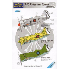 Decals Polikarpov I-16 Rata over Spain 